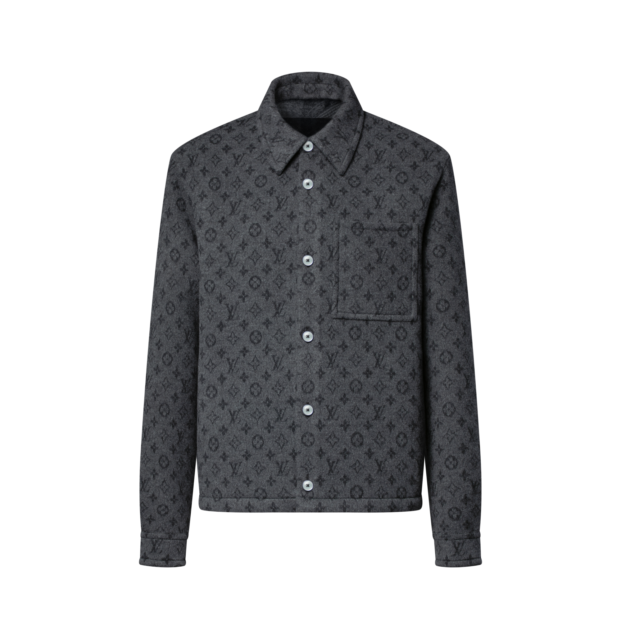  Prêt-à-Porter Tout le Prêt-à-Porter Monogram Double Face Overshirt | Louis Vuitton ® (Zoom produit)