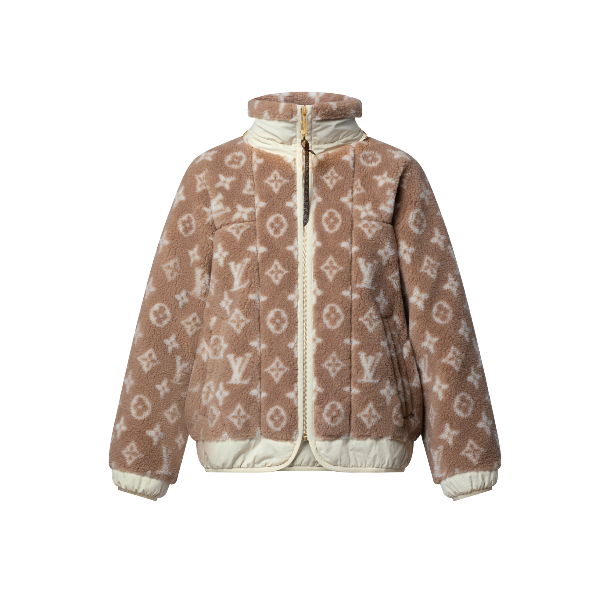  Ready-to-Wear Coats and Jackets Monogram Fleece Hooded Jacket | Louis Vuitton ® (Product zoom)
