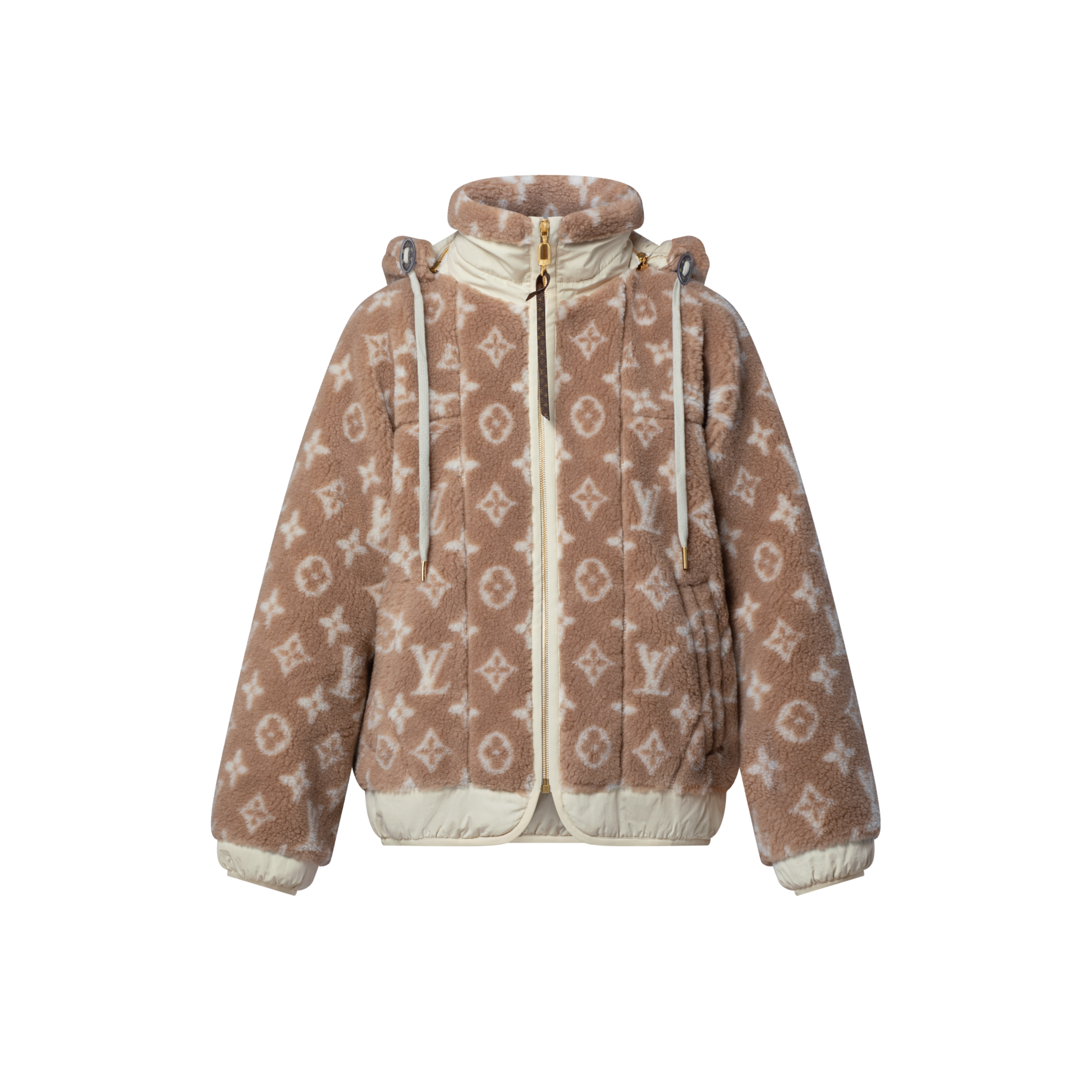  Ready-to-Wear Coats and Jackets Monogram Fleece Hooded Jacket | Louis Vuitton ® (Product zoom)