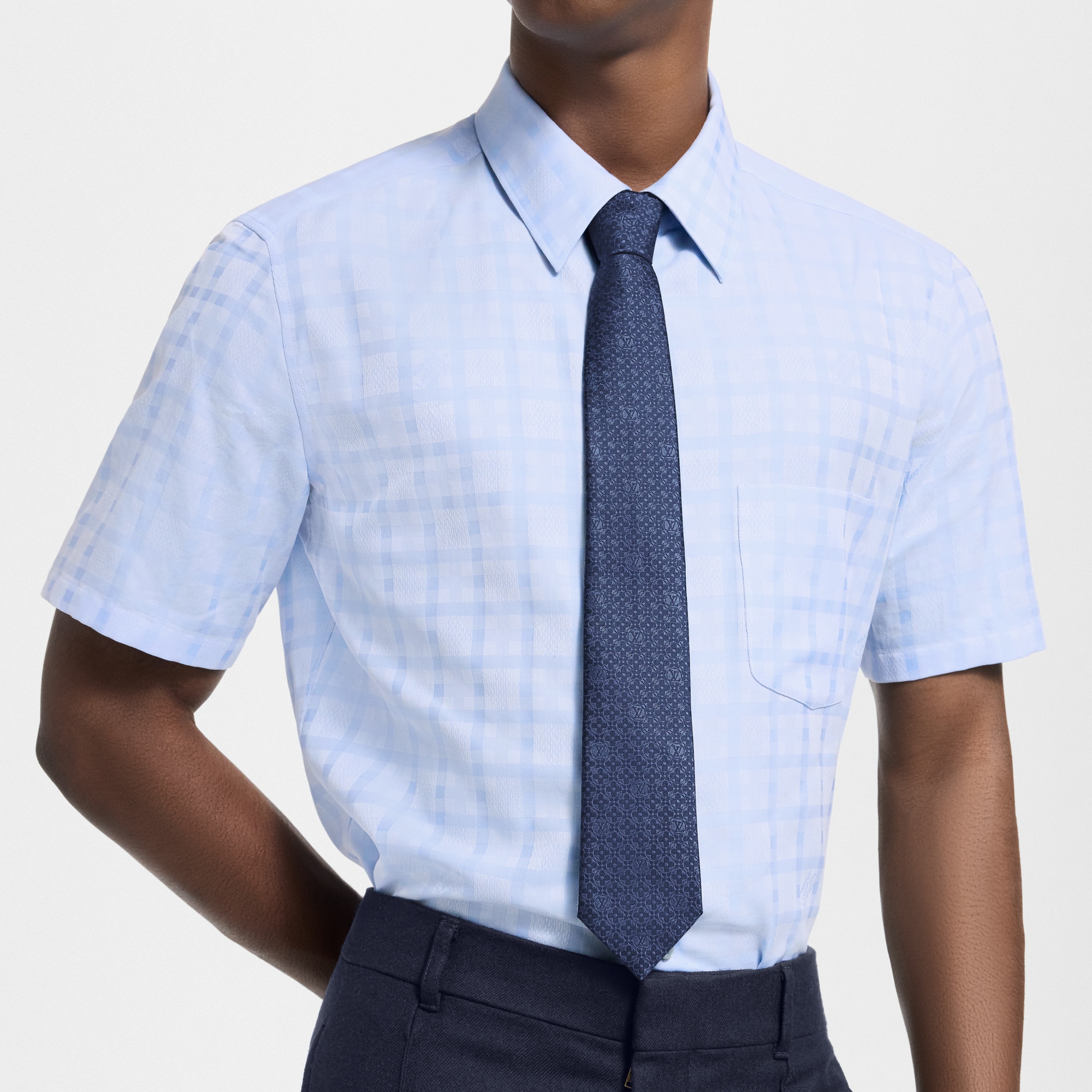 S00 Accessories Ties and Pocket Squares Monogram Flower Tie | Louis Vuitton ® (Product zoom)