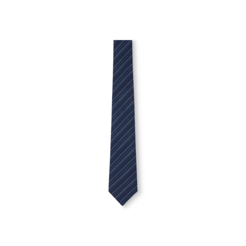 Monogram Flowstripes Tie Front View