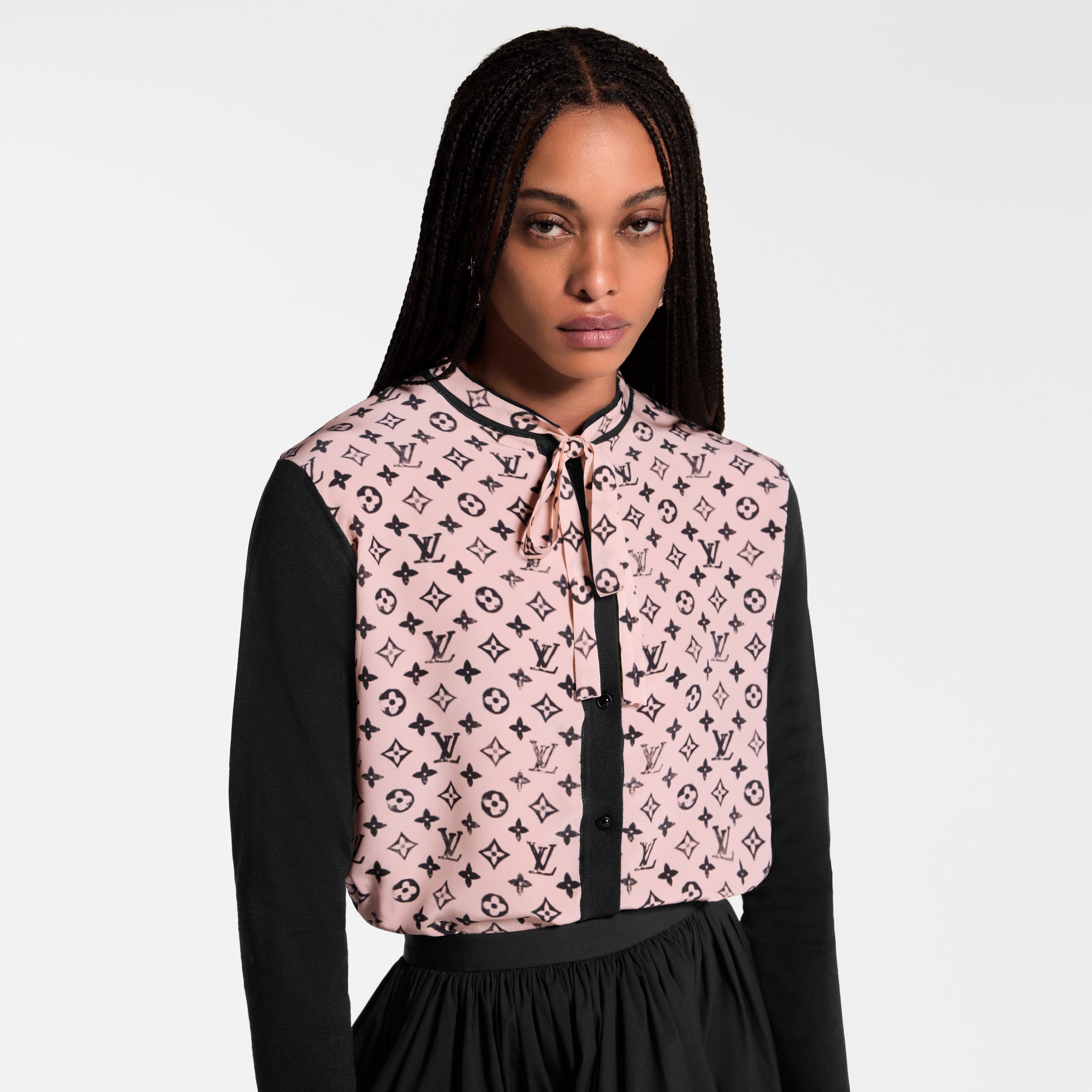  Ready-to-Wear Knitwear Monogram Front Cardigan | Louis Vuitton ® (Product zoom)