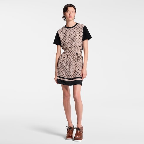 Ready-to-Wear Dresses Monogram Front Drawstring Dress | Louis Vuitton ® (Product zoom)