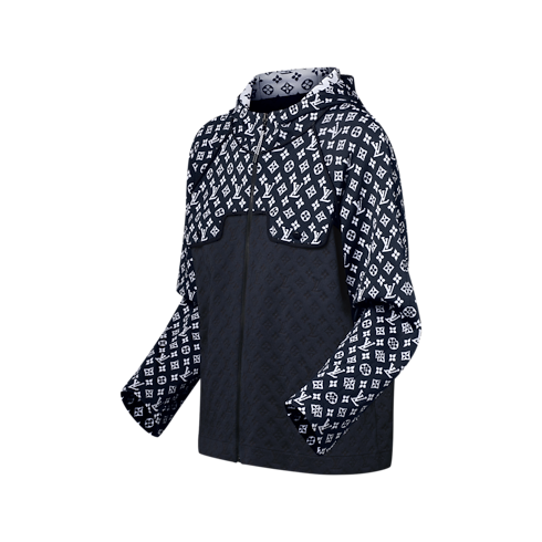 Ready-to-Wear Knitwear Monogram Jacquard Knit Hoodie | Louis Vuitton ® (Product zoom)