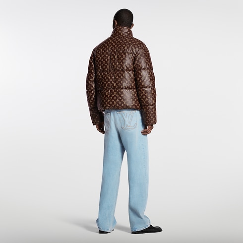 Ready-to-Wear Coats and Outerwear Monogram Leather Puffer Jacket | Louis Vuitton ® (Product zoom)