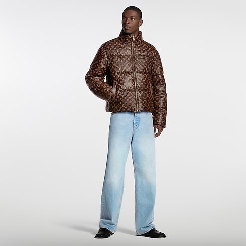 Ready-to-Wear Coats and Outerwear Monogram Leather Puffer Jacket | Louis Vuitton ® (Product zoom)