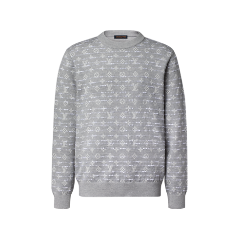 Prêt-à-Porter Tout le Prêt-à-Porter Monogram Long-Sleeved Crewneck | Louis Vuitton ® (Zoom produit)