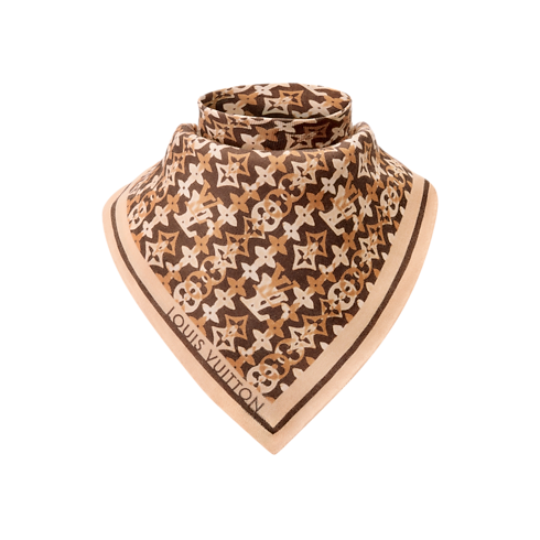 S00 Accessories Silk and Bandanas Monogram Overlap Bandana | Louis Vuitton ® (Product zoom)
