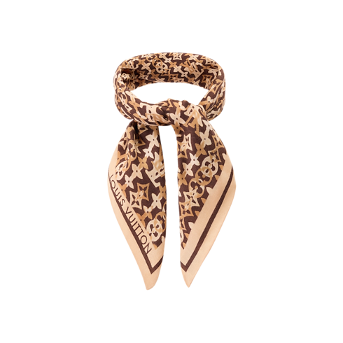 S00 Accessories Silk and Bandanas Monogram Overlap Bandana | Louis Vuitton ® (Product zoom)