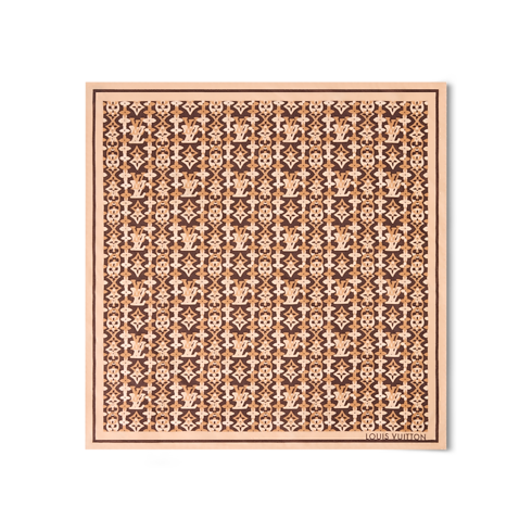S00 Accessories Silk and Bandanas Monogram Overlap Bandana | Louis Vuitton ® (Product zoom)