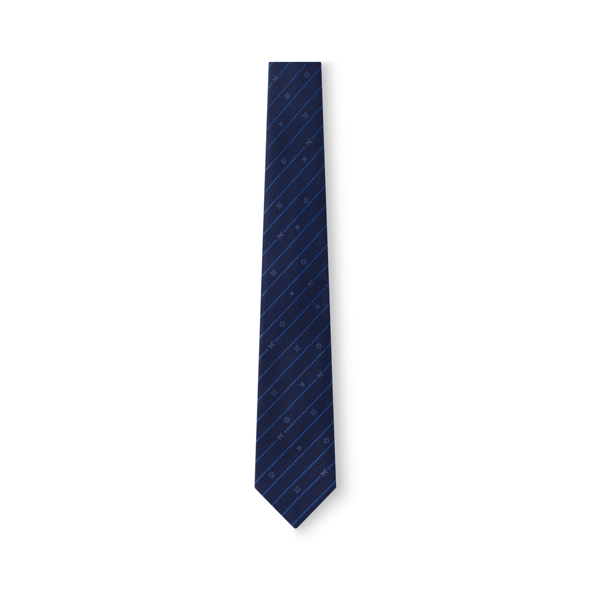 S00 Accessories Ties and Pocket Squares Monogram Pinstripes Tie | Louis Vuitton ® (Product zoom)