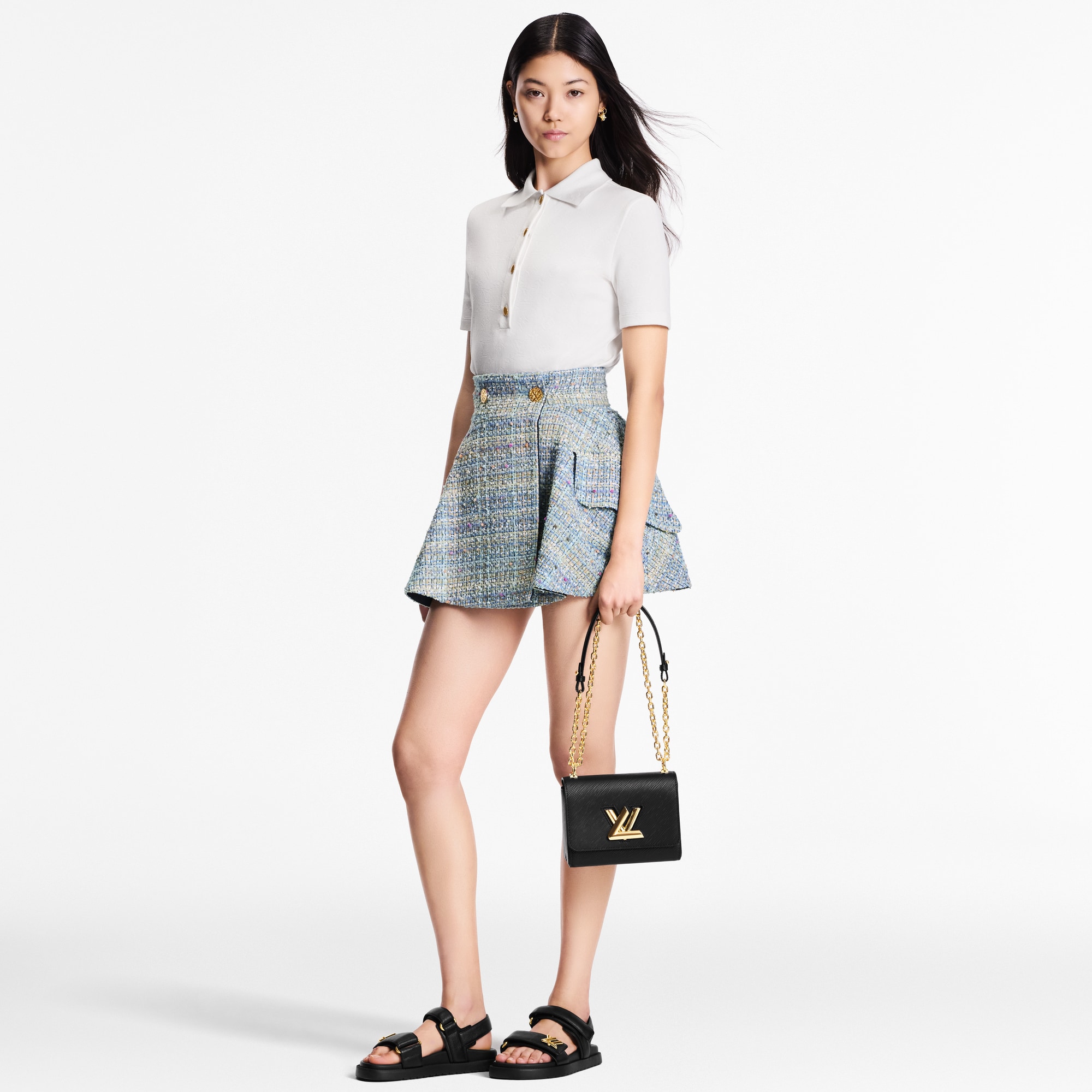  Ready-to-Wear Tops Monogram Piqué Polo Top | Louis Vuitton ® (Product zoom)