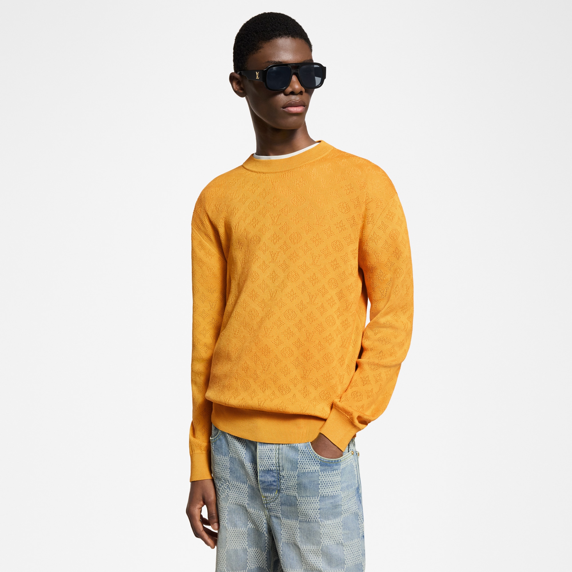 Vuitton Monogram Sweater Louis Vuitton Yellow Sweater