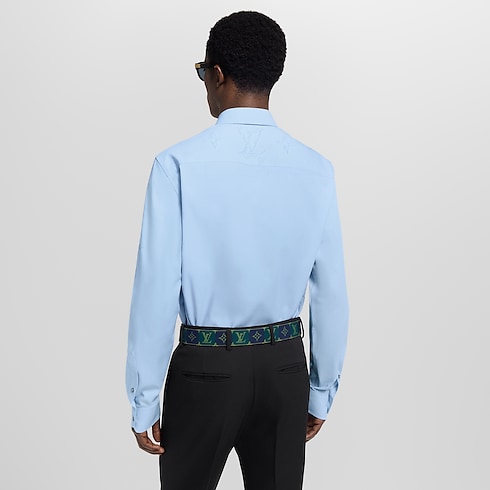 Prêt-à-Porter Chemises Monogram Printed Long-Sleeved Shirt | Louis Vuitton ® (Zoom produit)