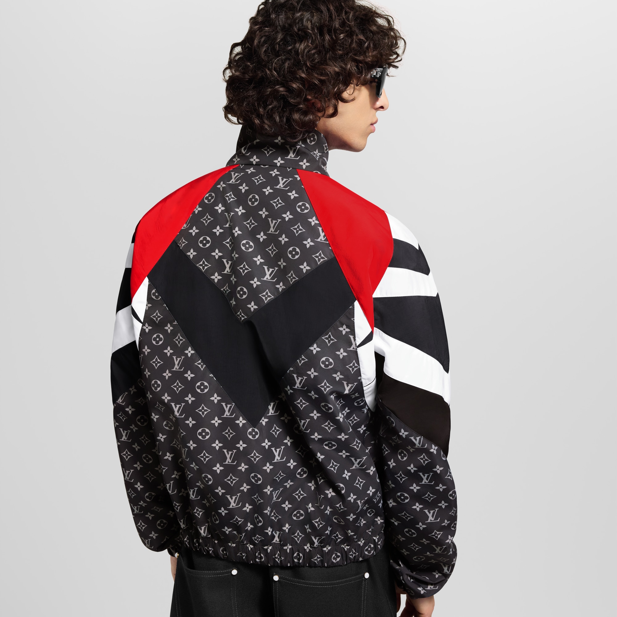  Ready-to-Wear Coats and Outerwear Monogram Printed Nylon Tracksuit Top | Louis Vuitton ® (Product zoom)