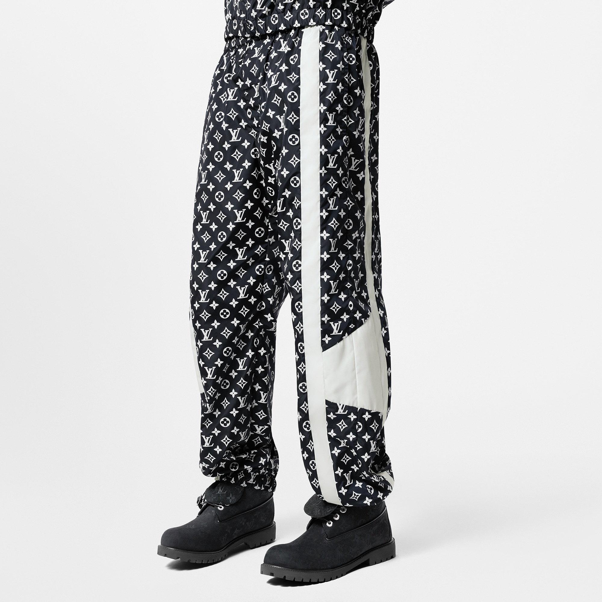 Jogging Pants Tuta Lv Monogram Printed Technical Track Pants Men