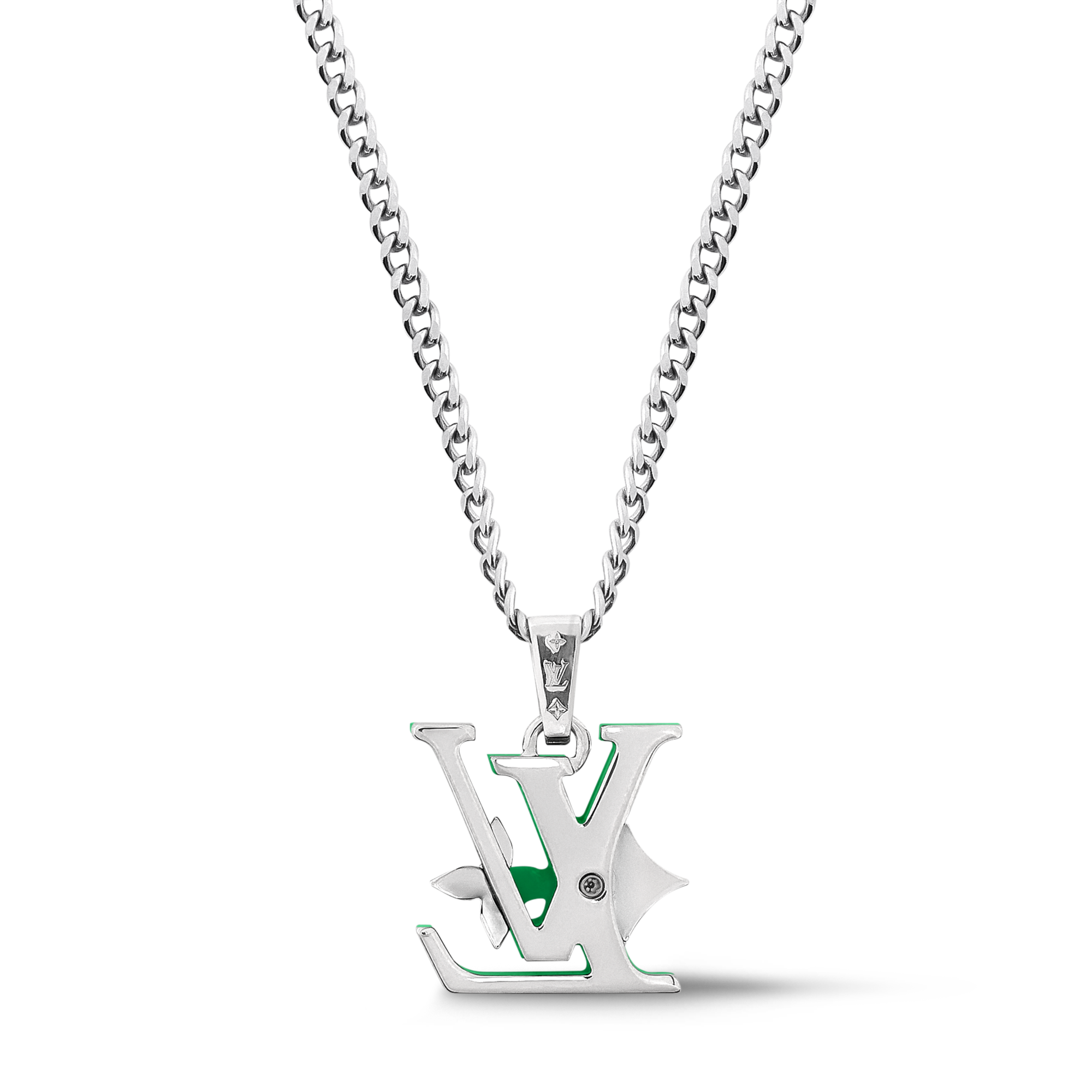S00 Fashion Jewelry Necklaces and Pendants Monogram Row Pendant | Louis Vuitton ® (Product zoom)