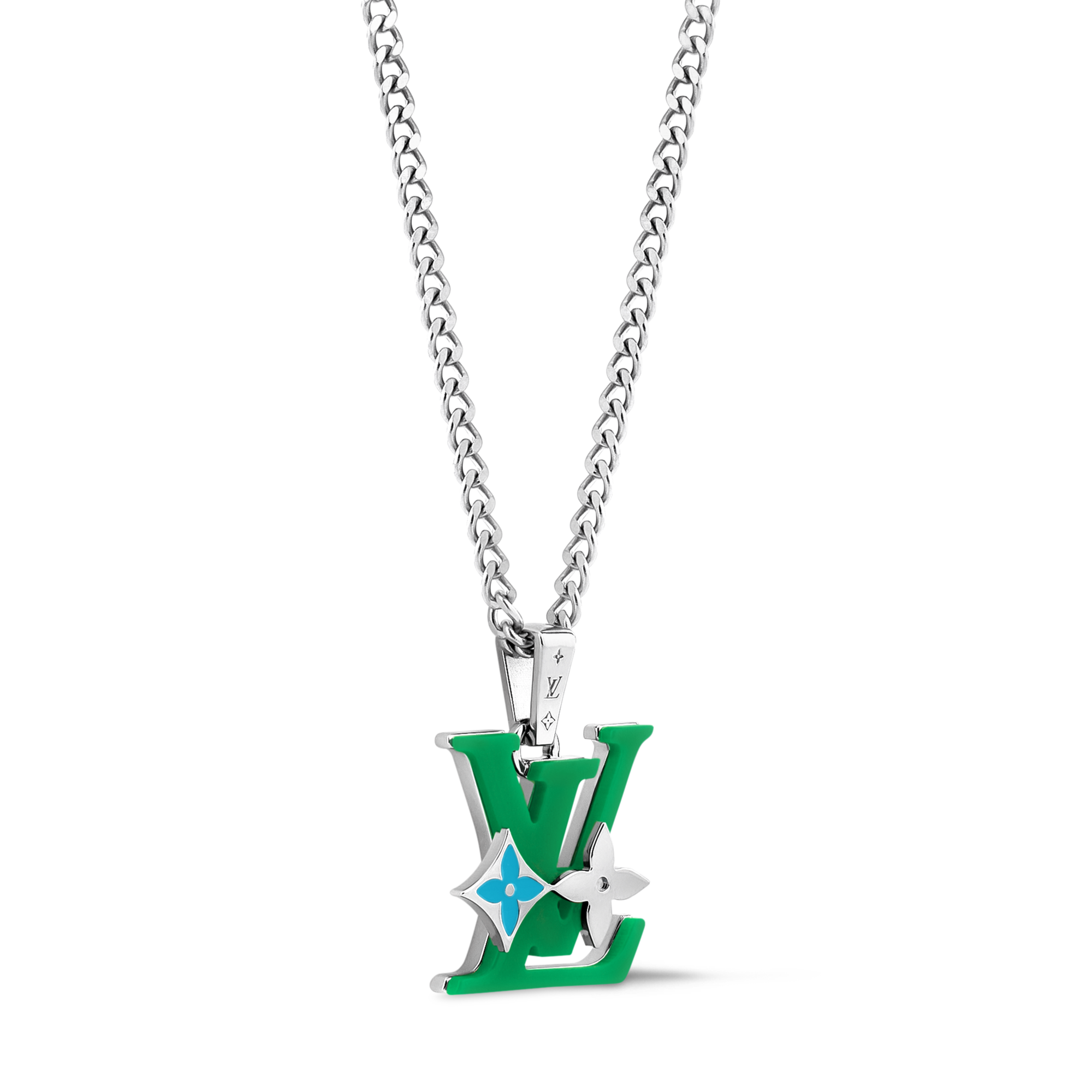 S00 Fashion Jewelry Necklaces and Pendants Monogram Row Pendant | Louis Vuitton ® (Product zoom)