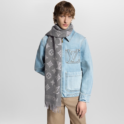 S00 Accessories Scarves Monogram Shadow Scarf | Louis Vuitton ® (Product zoom)