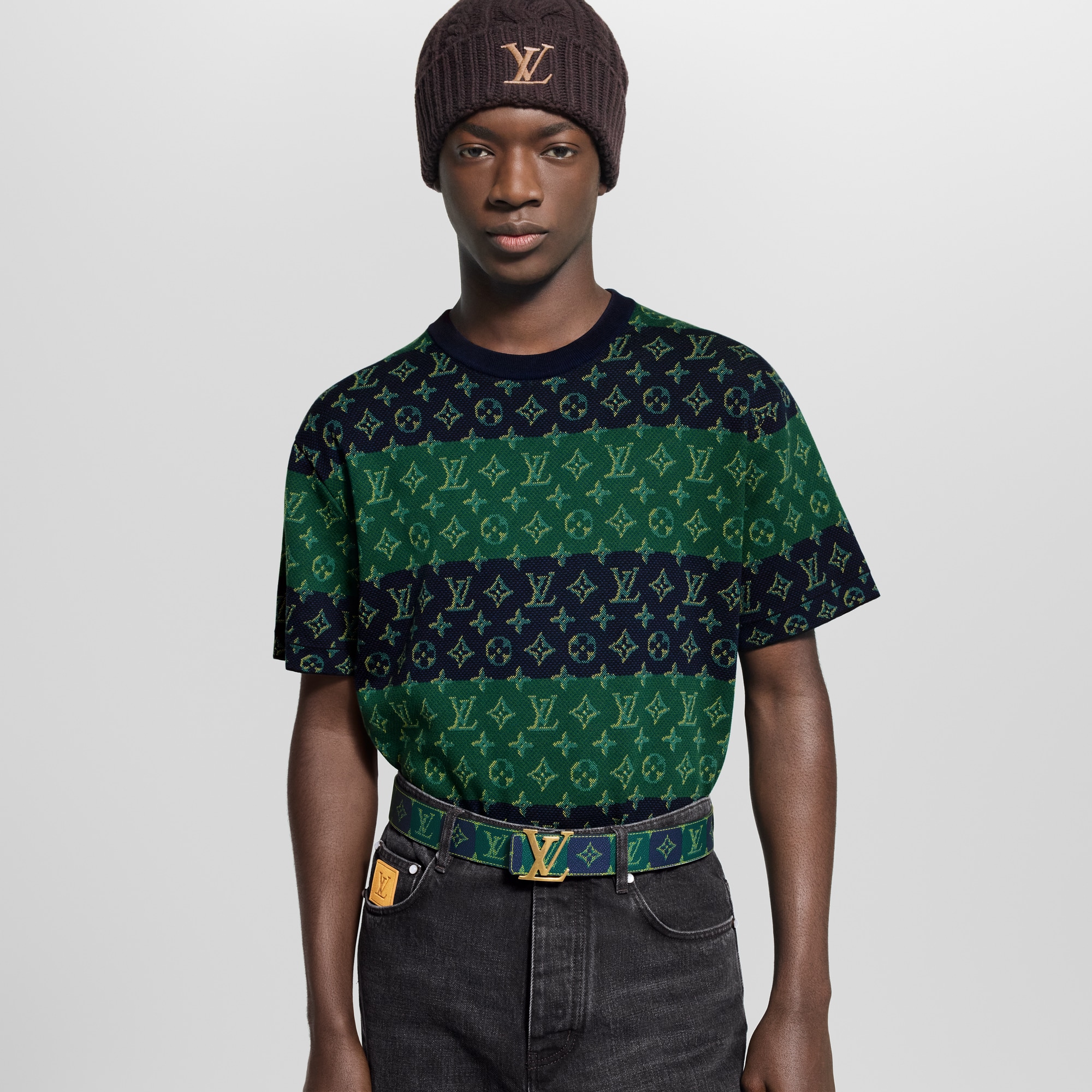  Ready-to-Wear All Ready-to-Wear Monogram Short-Sleeved Crewneck | Louis Vuitton ® (Product zoom)