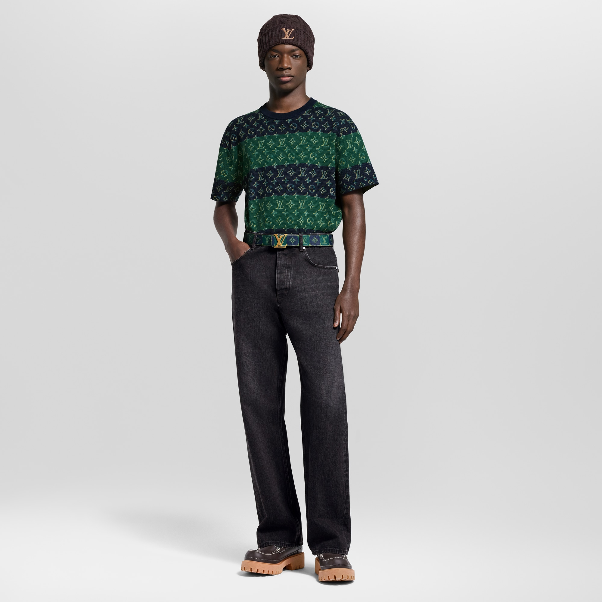  Ready-to-Wear All Ready-to-Wear Monogram Short-Sleeved Crewneck | Louis Vuitton ® (Product zoom)