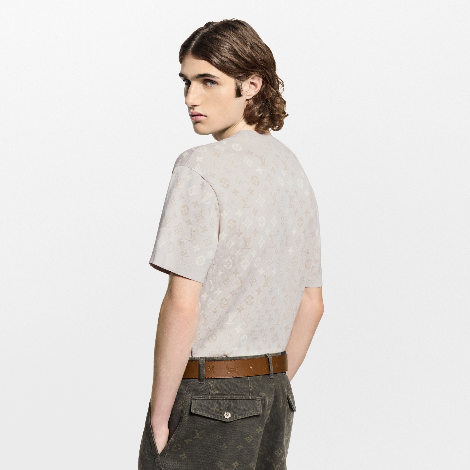  Ready-to-Wear All Ready-to-Wear Monogram Short-Sleeved Crewneck | Louis Vuitton ® (Product zoom)
