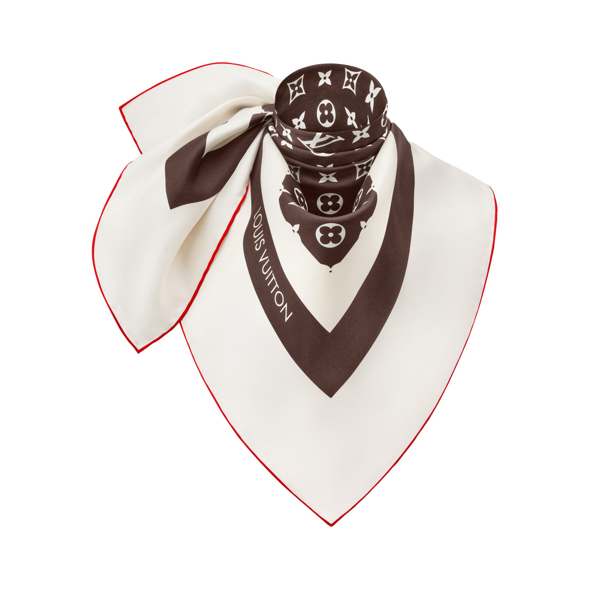 S00 Accessories Silk Squares and Bandeaus  Monogram Silhouette Square 90 | Louis Vuitton ® (Product zoom)