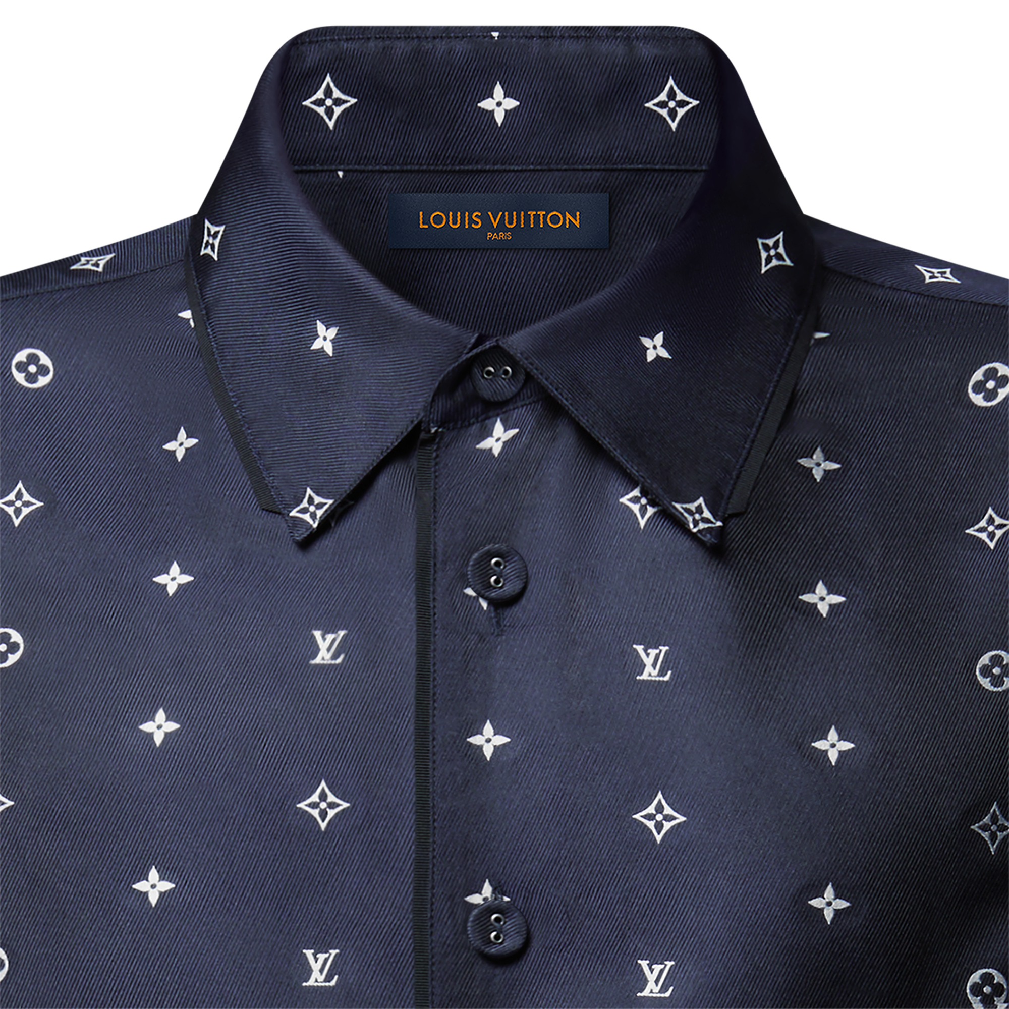  Ready-to-Wear Shirts Monogram Silk Pajama Shirt  | Louis Vuitton ® (Product zoom)