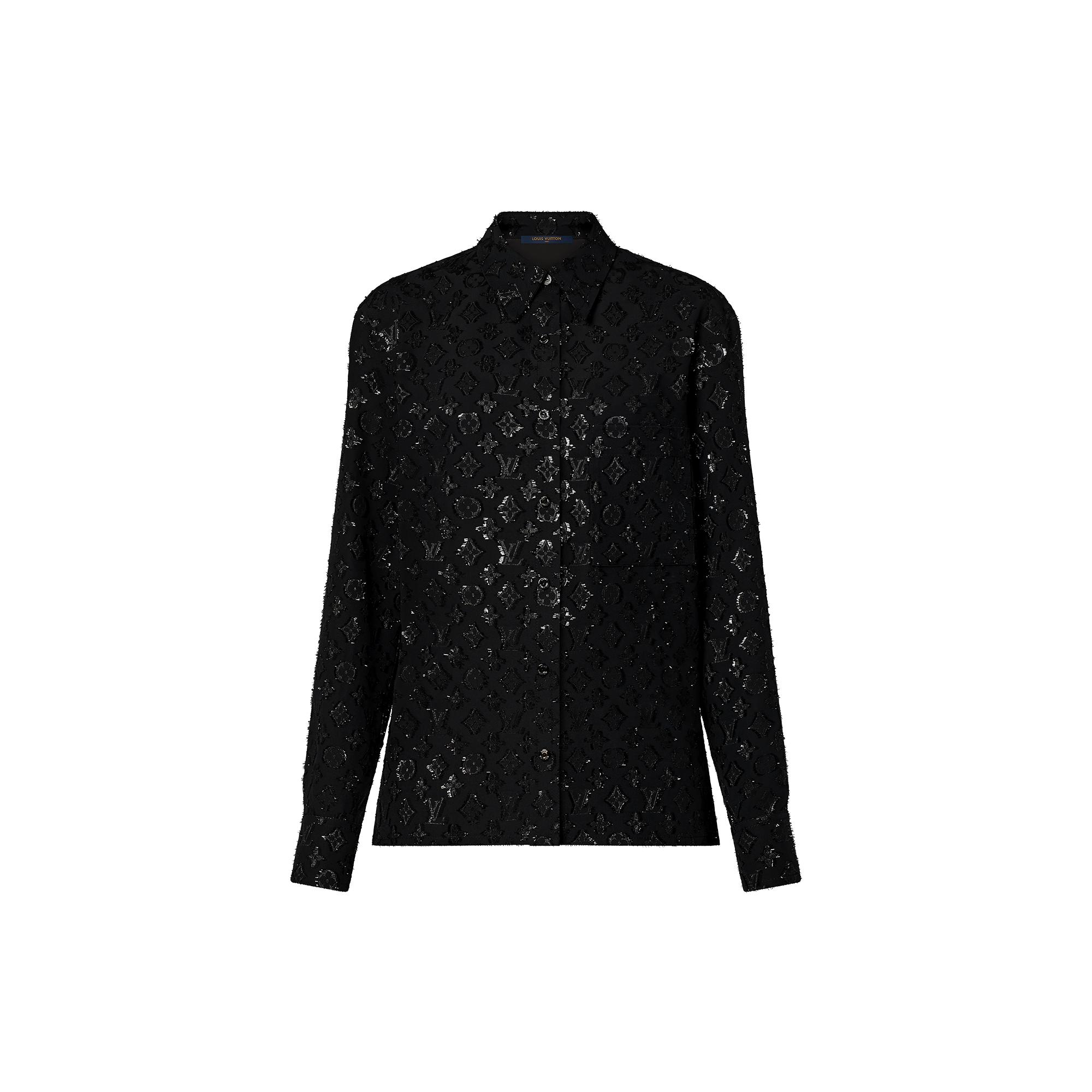 louis vuitton sheer shirt