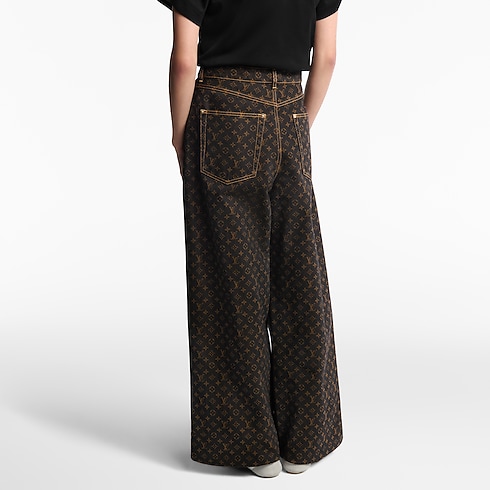 Ready-to-Wear Pants Monogram Straight-Cut Jeans | Louis Vuitton ® (Product zoom)