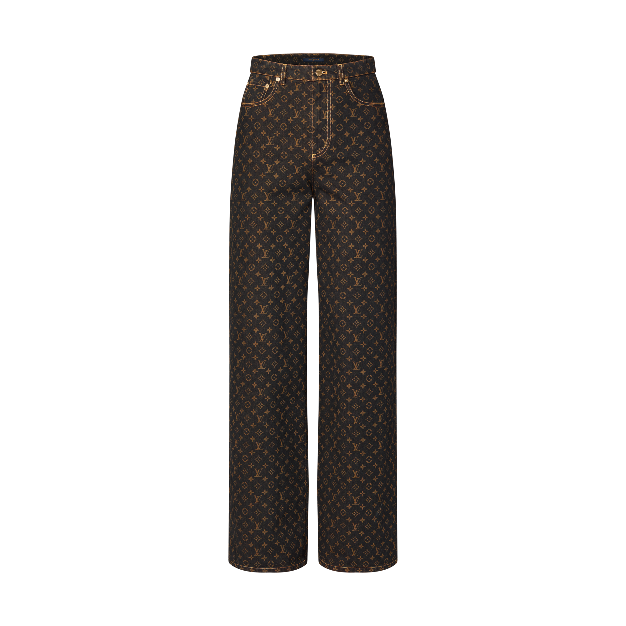  Ready-to-Wear Pants Monogram Straight-Cut Jeans | Louis Vuitton ® (Product zoom)