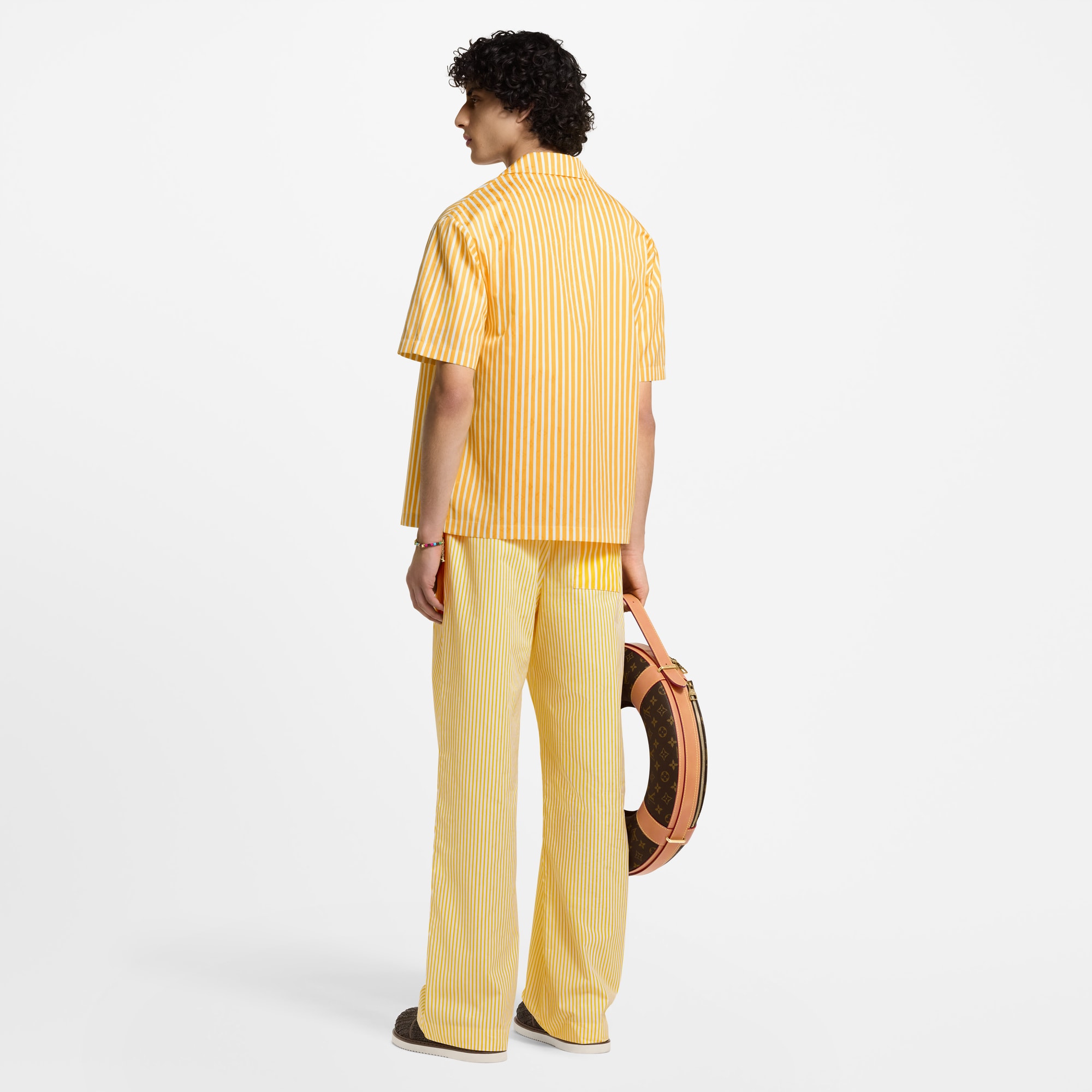  Ready-to-Wear Pants Monogram Striped Drawstring Pants | Louis Vuitton ® (Product zoom)