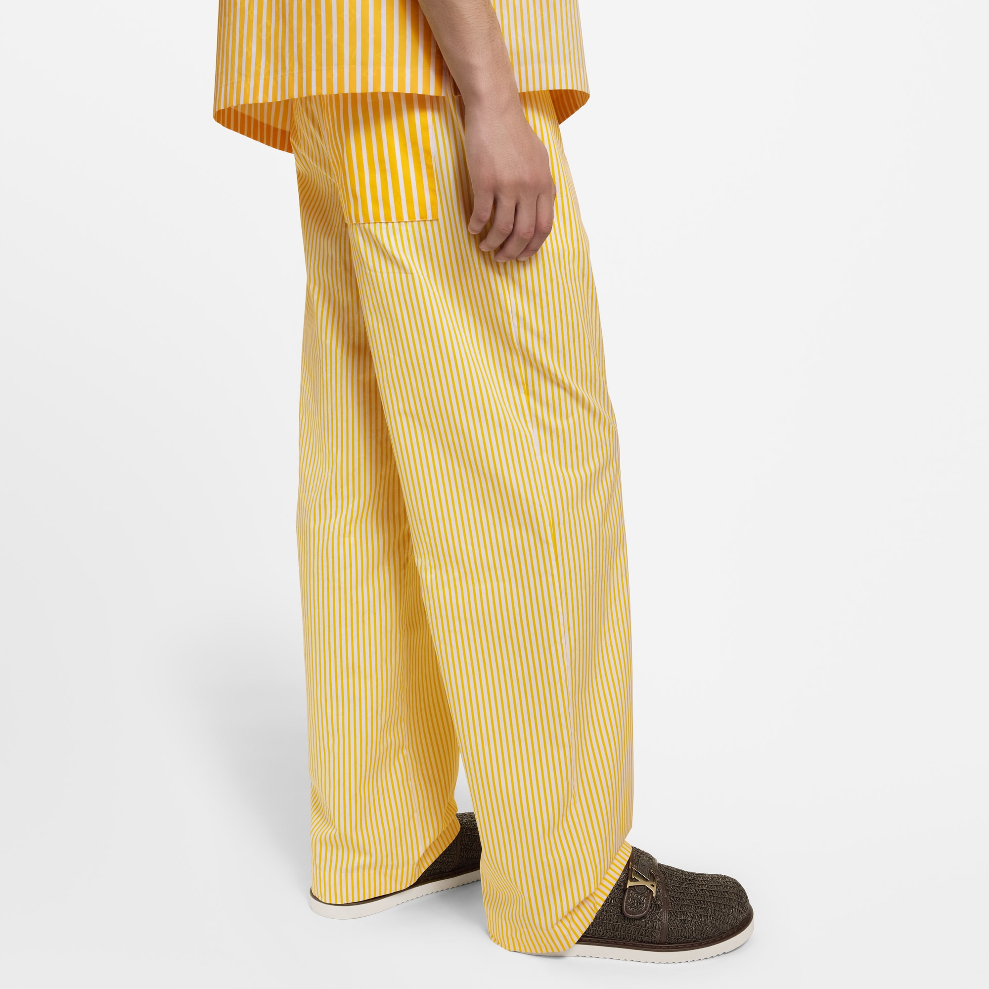  Ready-to-Wear Pants Monogram Striped Drawstring Pants | Louis Vuitton ® (Product zoom)
