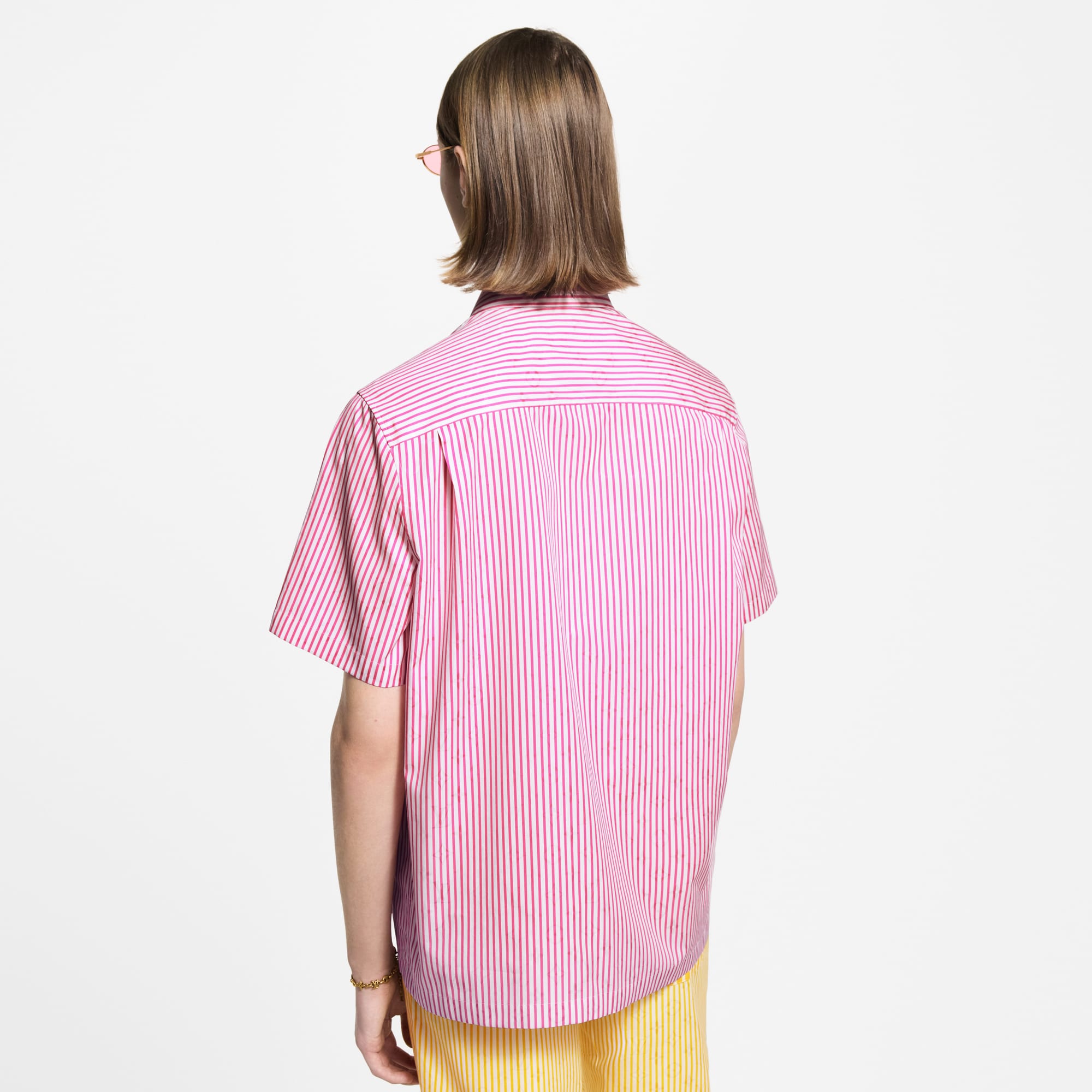 Ready-to-Wear Shirts Monogram Striped Short-Sleeved Shirt | Louis Vuitton ® (Product zoom)