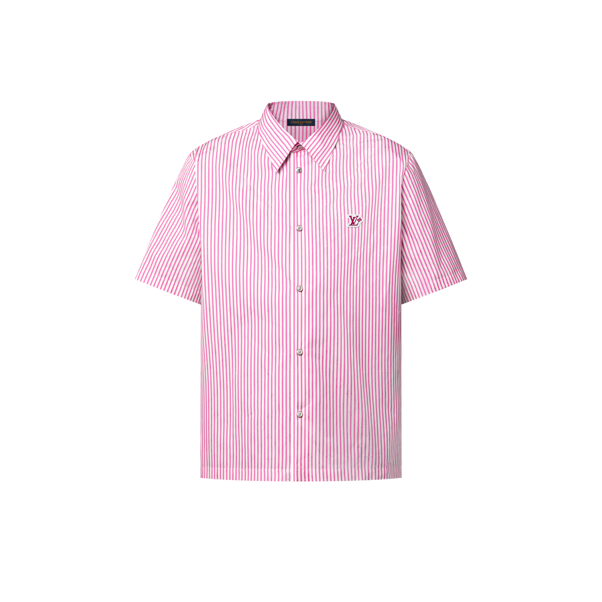  Ready-to-Wear Shirts Monogram Striped Short-Sleeved Shirt | Louis Vuitton ® (Product zoom)