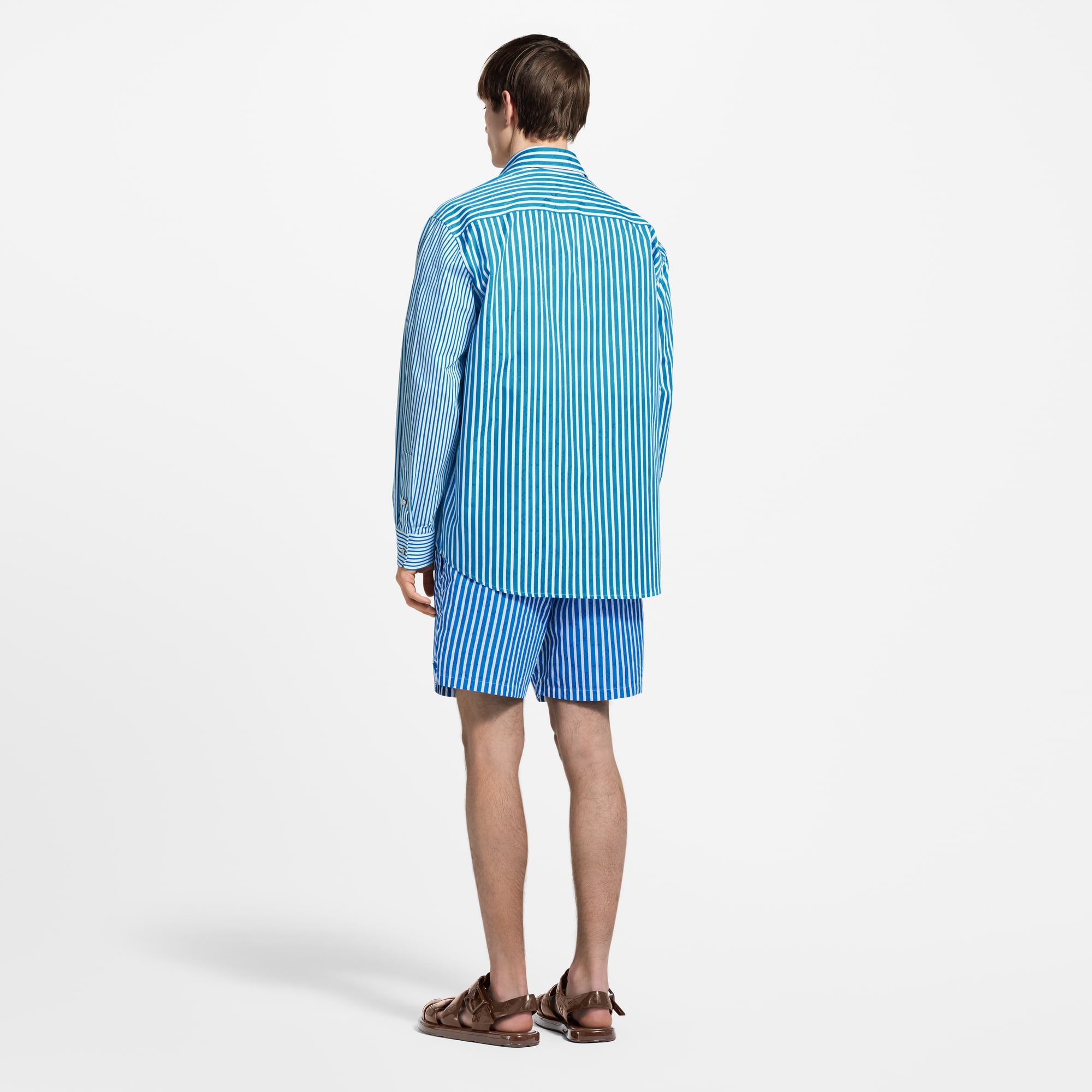  Ready-to-Wear Swimwear Monogram Striped Swim Shorts | Louis Vuitton ® (Product zoom)