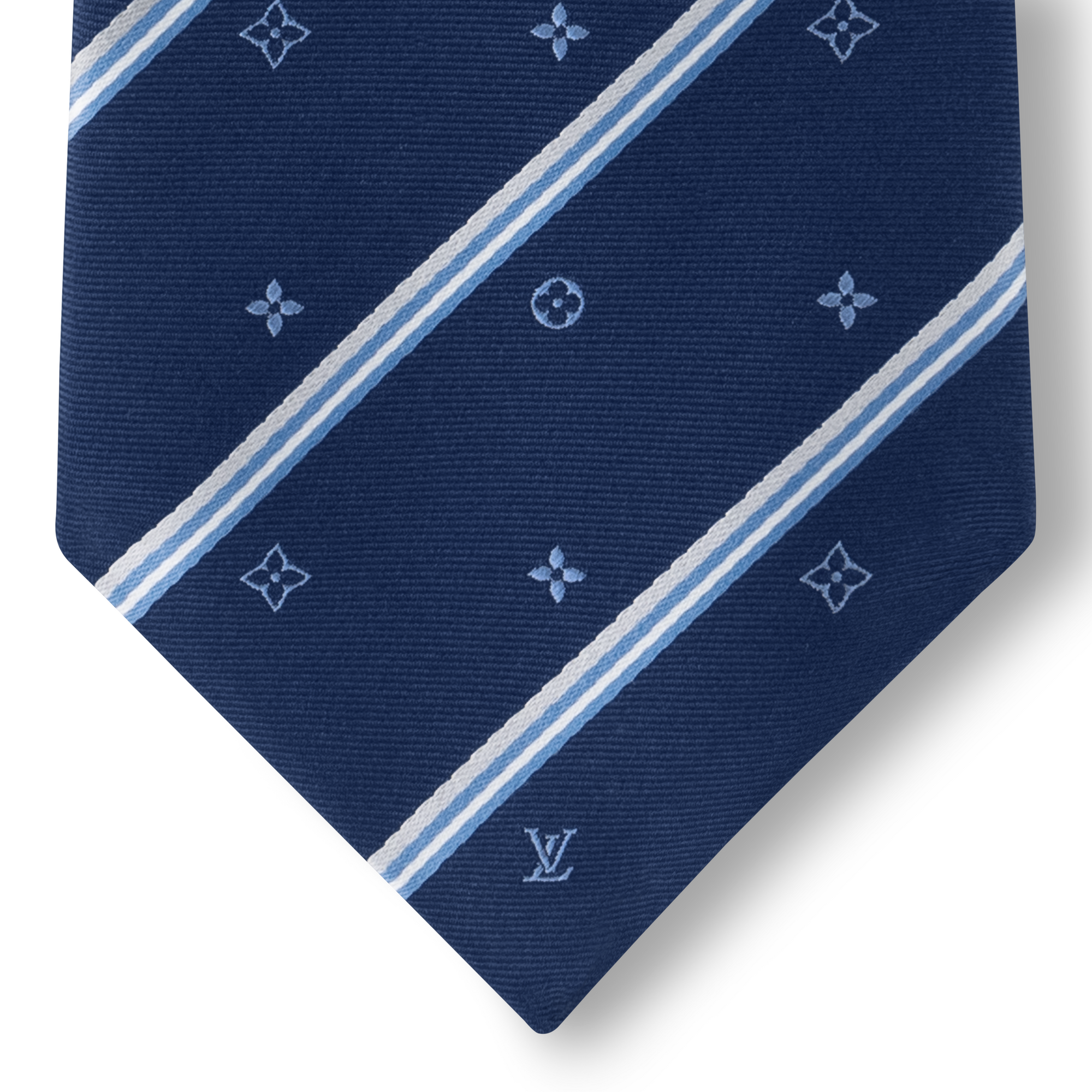 S00 Accessories Ties and Pocket Squares Monogram Stripes Tie | Louis Vuitton ® (Product zoom)