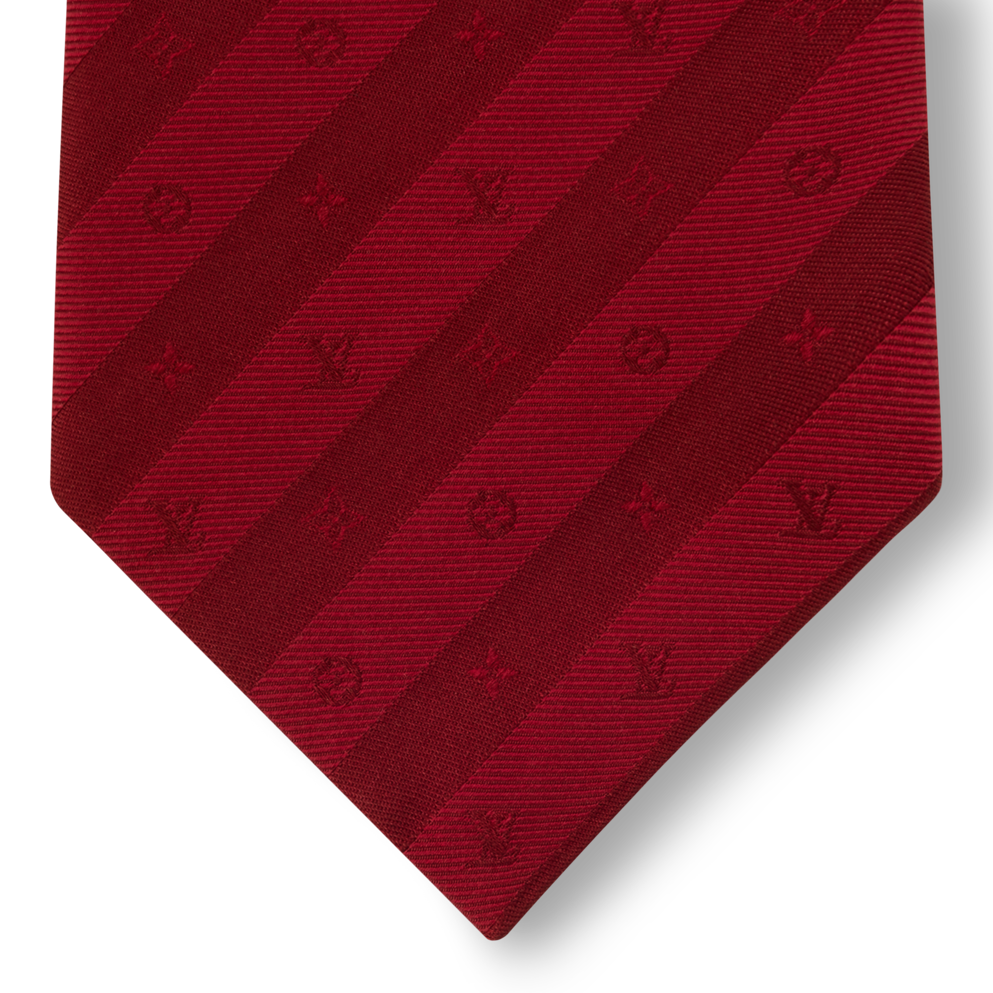 S00 Accessories Ties and Pocket Squares Monogram Stripy Tie | Louis Vuitton ® (Product zoom)