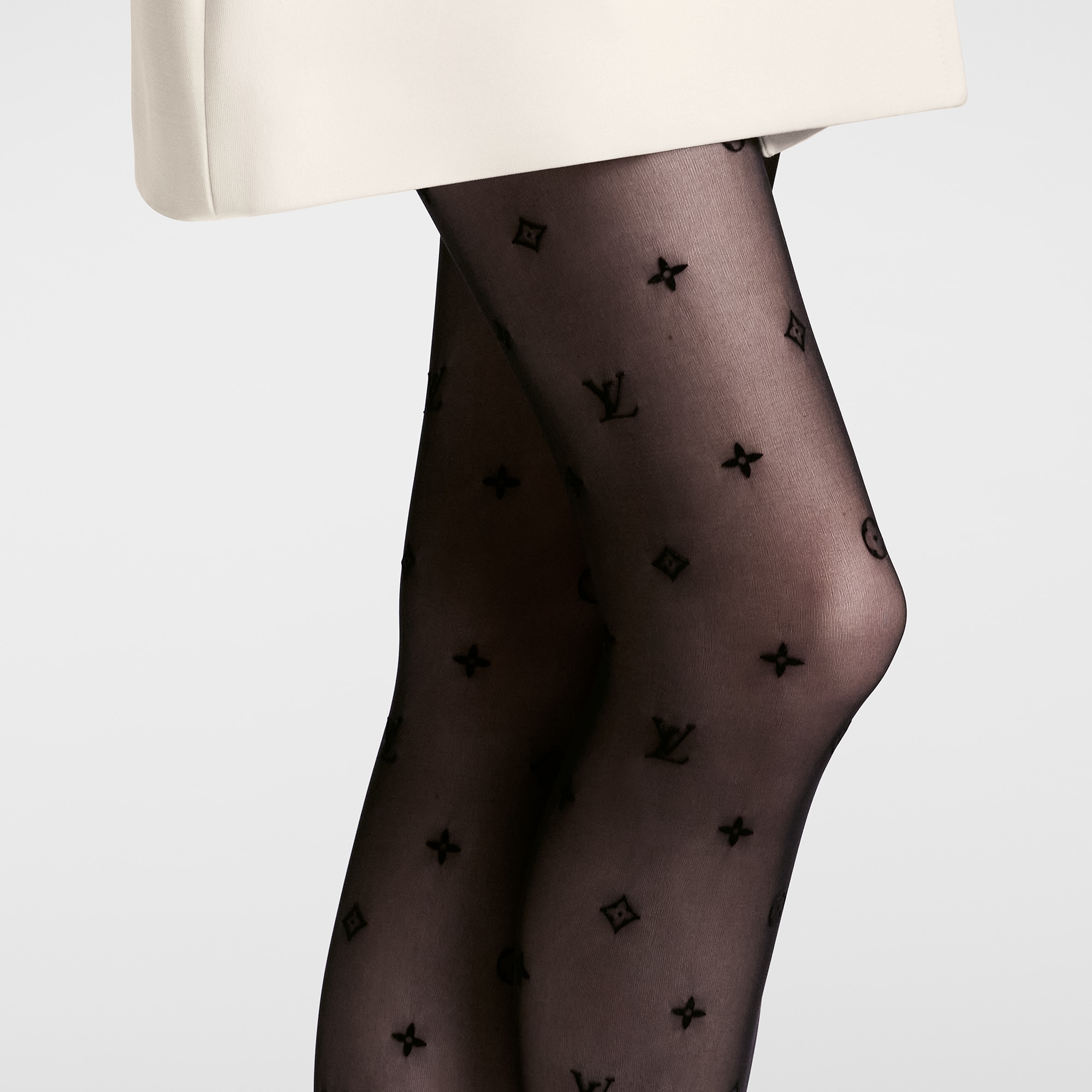S00 Accessories Hats and Gloves Monogram Takeover Tights | Louis Vuitton ® (Product zoom)