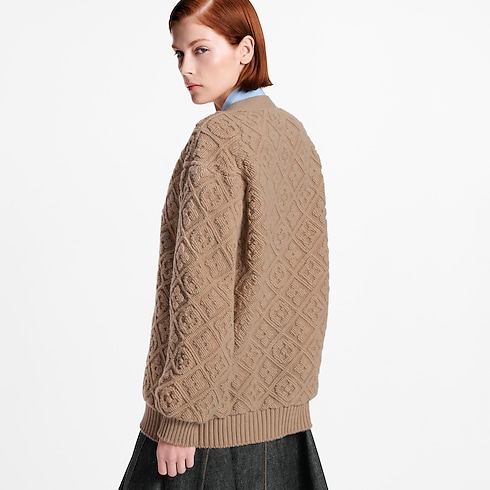 Ready-to-Wear Knitwear Monogram Toweling Cardigan | Louis Vuitton ® (Product zoom)