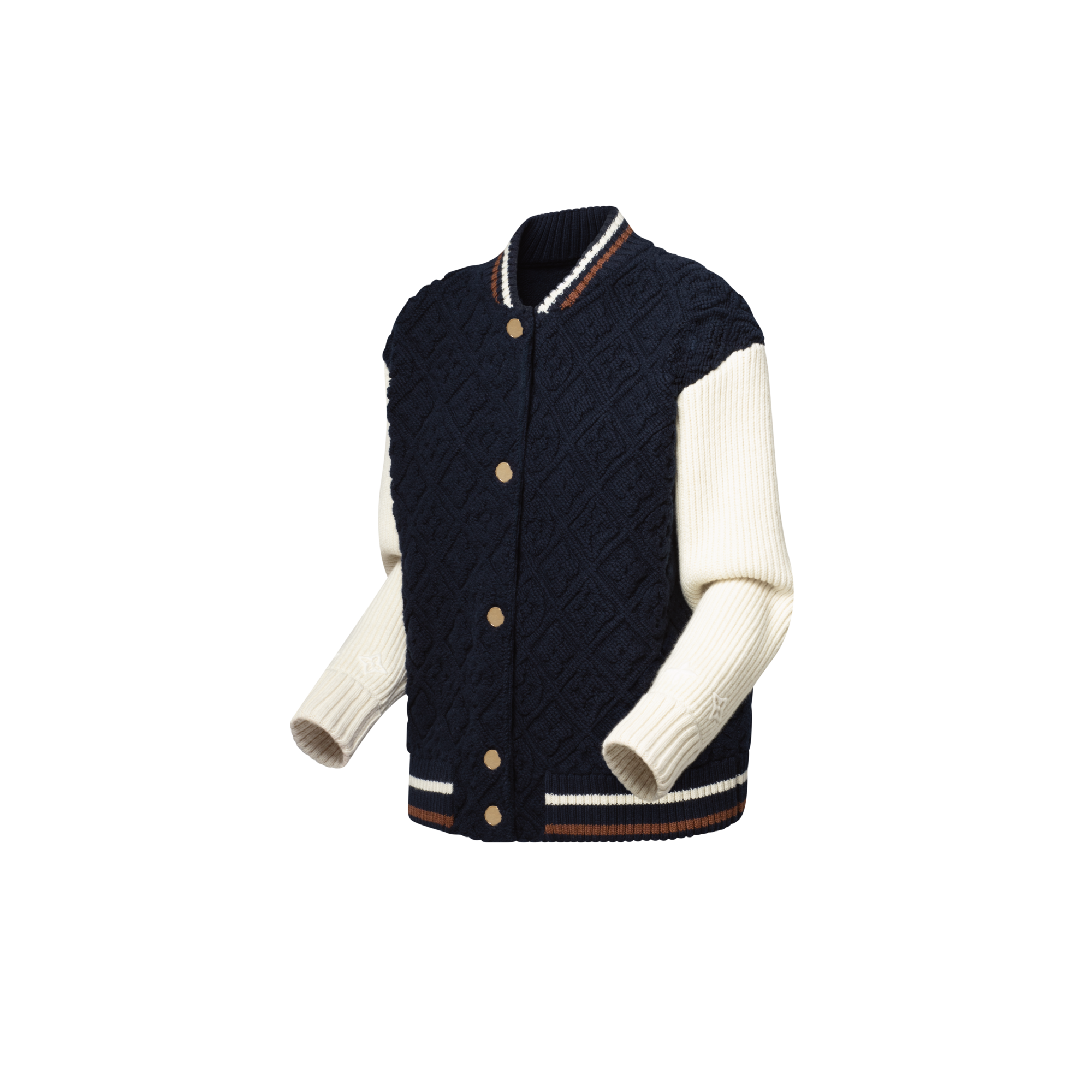  Ready-to-Wear Coats and Jackets Monogram Toweling Varsity Jacket | Louis Vuitton ® (Product zoom)