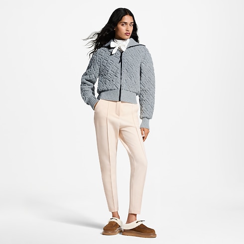 Ready-to-Wear Tops and Shirts Monogram Toweling Zip-Up Jacket | Louis Vuitton ® (Product zoom)