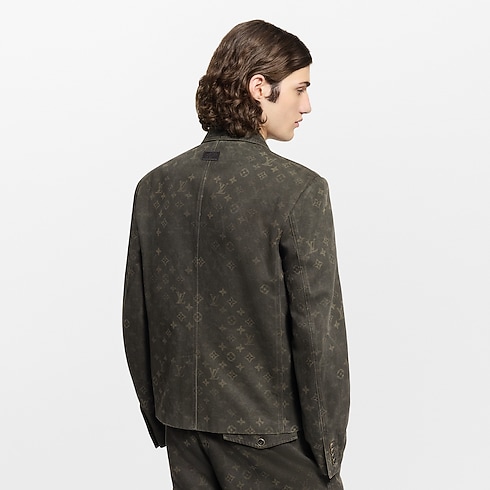 Ready-to-Wear Coats and Outerwear Monogram Waxed Denim Jacket | Louis Vuitton ® (Product zoom)