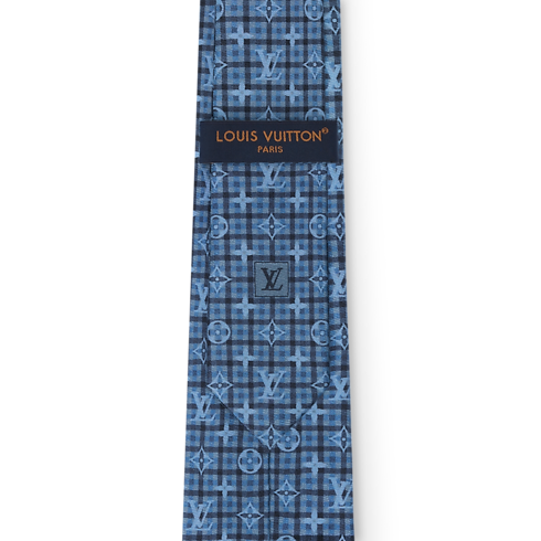 S00 Accessories All Accessories Monogram Windowpane Tie | Louis Vuitton ® (Product zoom)