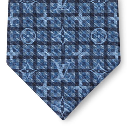 S00 Accessories All Accessories Monogram Windowpane Tie | Louis Vuitton ® (Product zoom)