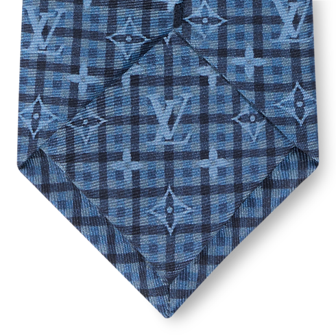 S00 Accessories All Accessories Monogram Windowpane Tie | Louis Vuitton ® (Product zoom)