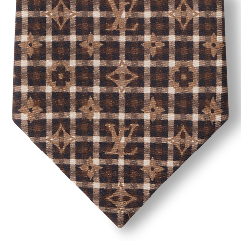 S00 Accessories All Accessories Monogram Windowpane Tie | Louis Vuitton ® (Product zoom)