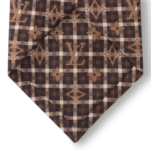 S00 Accessories All Accessories Monogram Windowpane Tie | Louis Vuitton ® (Product zoom)