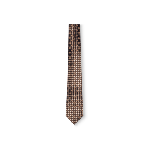 S00 Accessories All Accessories Monogram Windowpane Tie | Louis Vuitton ® (Product zoom)