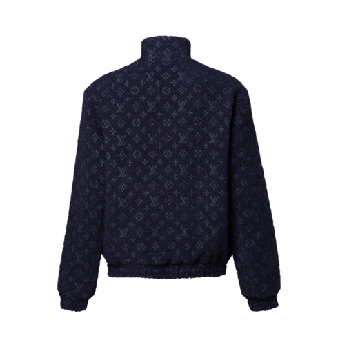 Ready-to-Wear Coats and Outerwear Monogram Wool Bouclette Zipped Blouson | Louis Vuitton ® (Product zoom)